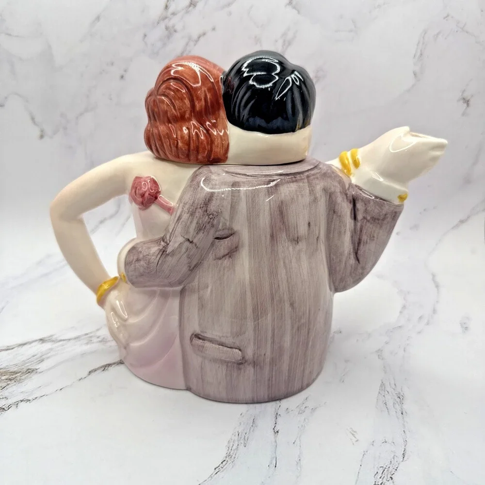 Vintage‎ Dept 56 Teatime Tango No. 5 Teapot 1988 Japan 7